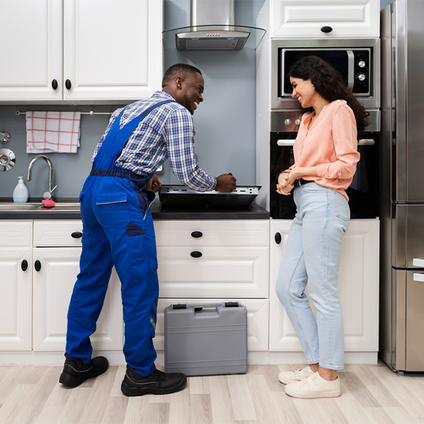 can you provide an estimate for cooktop repair before beginning any work in Cedar